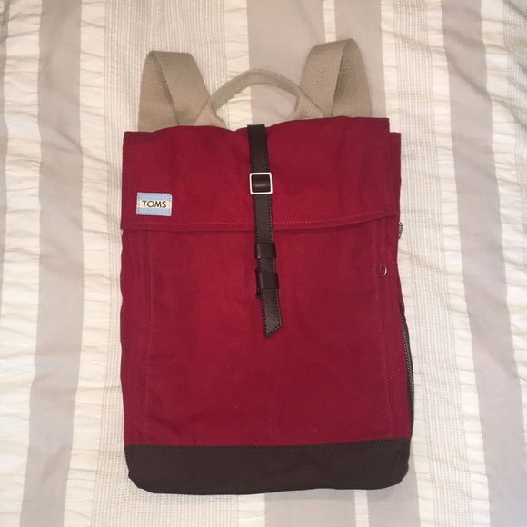 toms canvas backpack